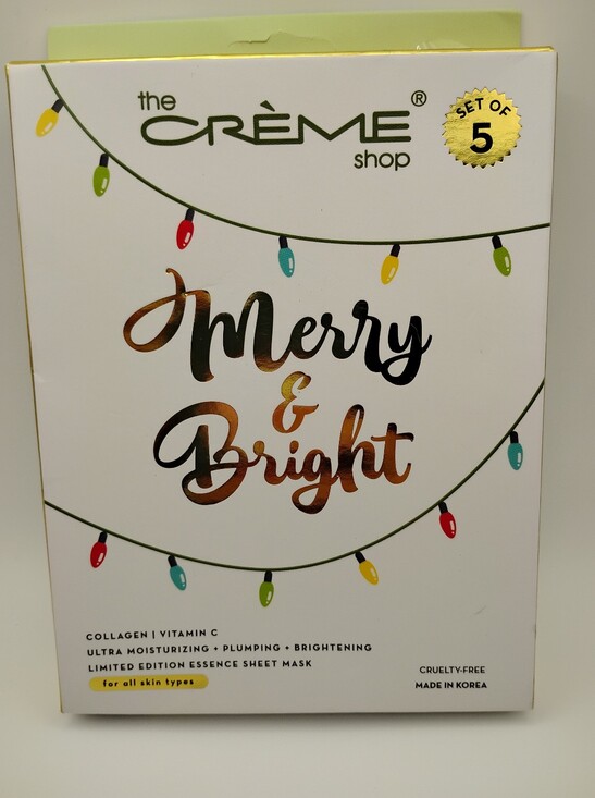 The Creme Shop Other - The CRÈME Shop Mask+Merry And Berry Skin Masks Set Of 5 Limited Edition
